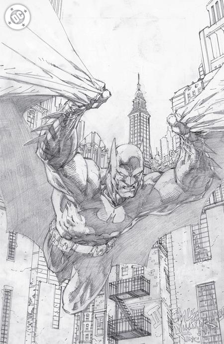 BATMAN #158 CVR O INC 1:250 JIM LEE PENCILS VIRGIN CARD STOCK VAR