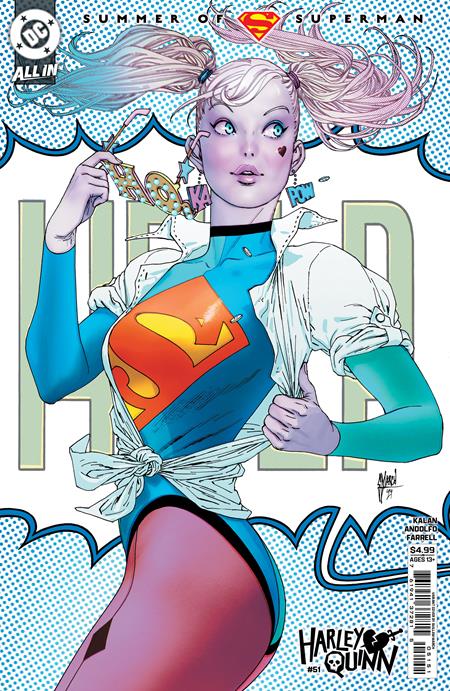 HARLEY QUINN #51 CVR D GUILLEM MARCH SUPERSMASH-UP CARD STOCK VAR