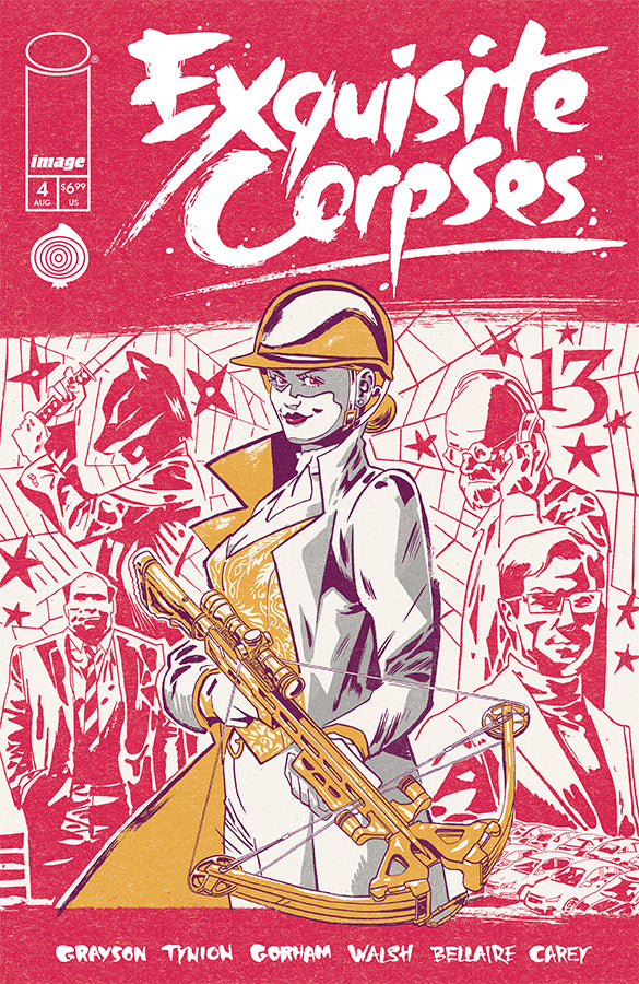 EXQUISITE CORPSES #4 CVR C MICHAEL WALSH POLYBAGGED & PLAYING CARD VAR
