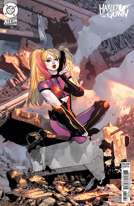 HARLEY QUINN #55 CVR C MAHMUD ASRAR CARD STOCK VAR