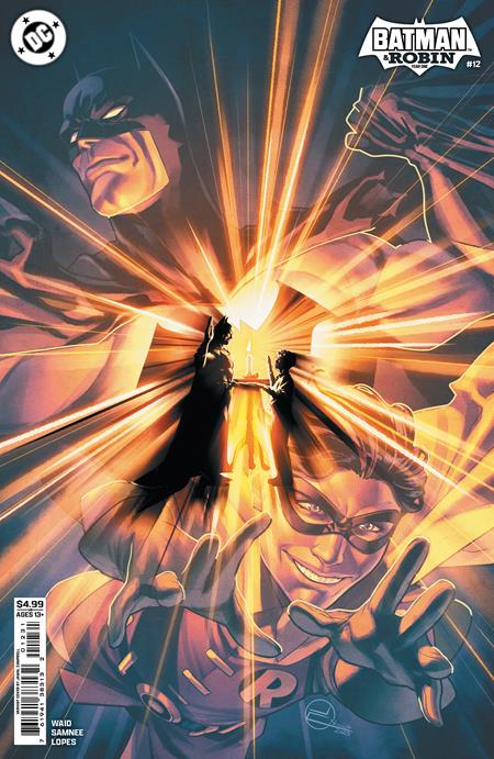 BATMAN & ROBIN YEAR ONE #12 (OF 12) CVR B JAMAL CAMPBELL CARD STOCK VAR