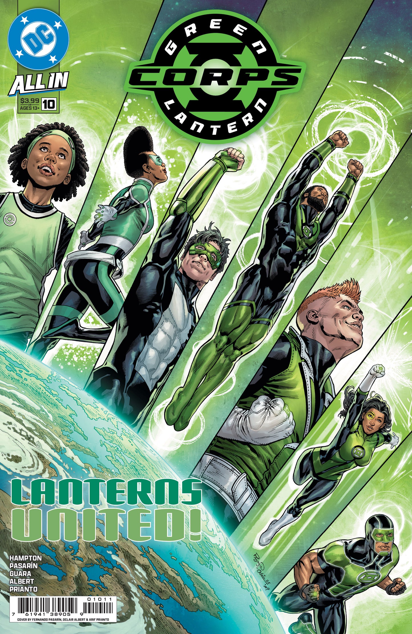 GREEN LANTERN CORPS #10 CVR A FERNANDO PASARIN & OCLAIR ALBERT