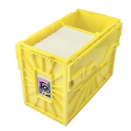 Short Comic Book Bin – Yellow | Single Issue Storage Box
