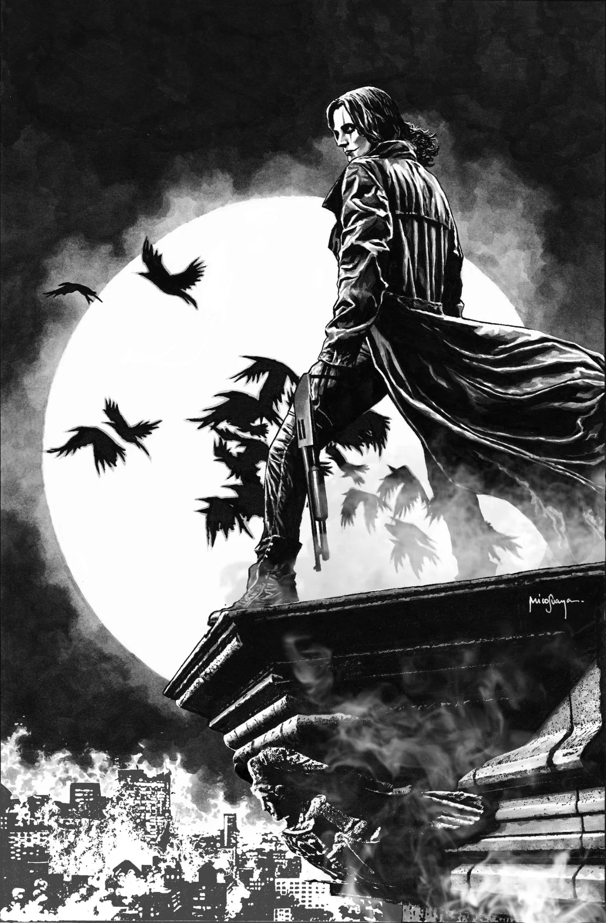 CROW DEAD TIME #1 MICO SUAYAN FANEXPO CHICAGO UNDERWORLD EXCLUSIVE VARIANT