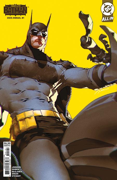 ABSOLUTE BATMAN 2025 ANNUAL #1 (ONE SHOT) CVR D GERALD PAREL CARD STOCK VAR