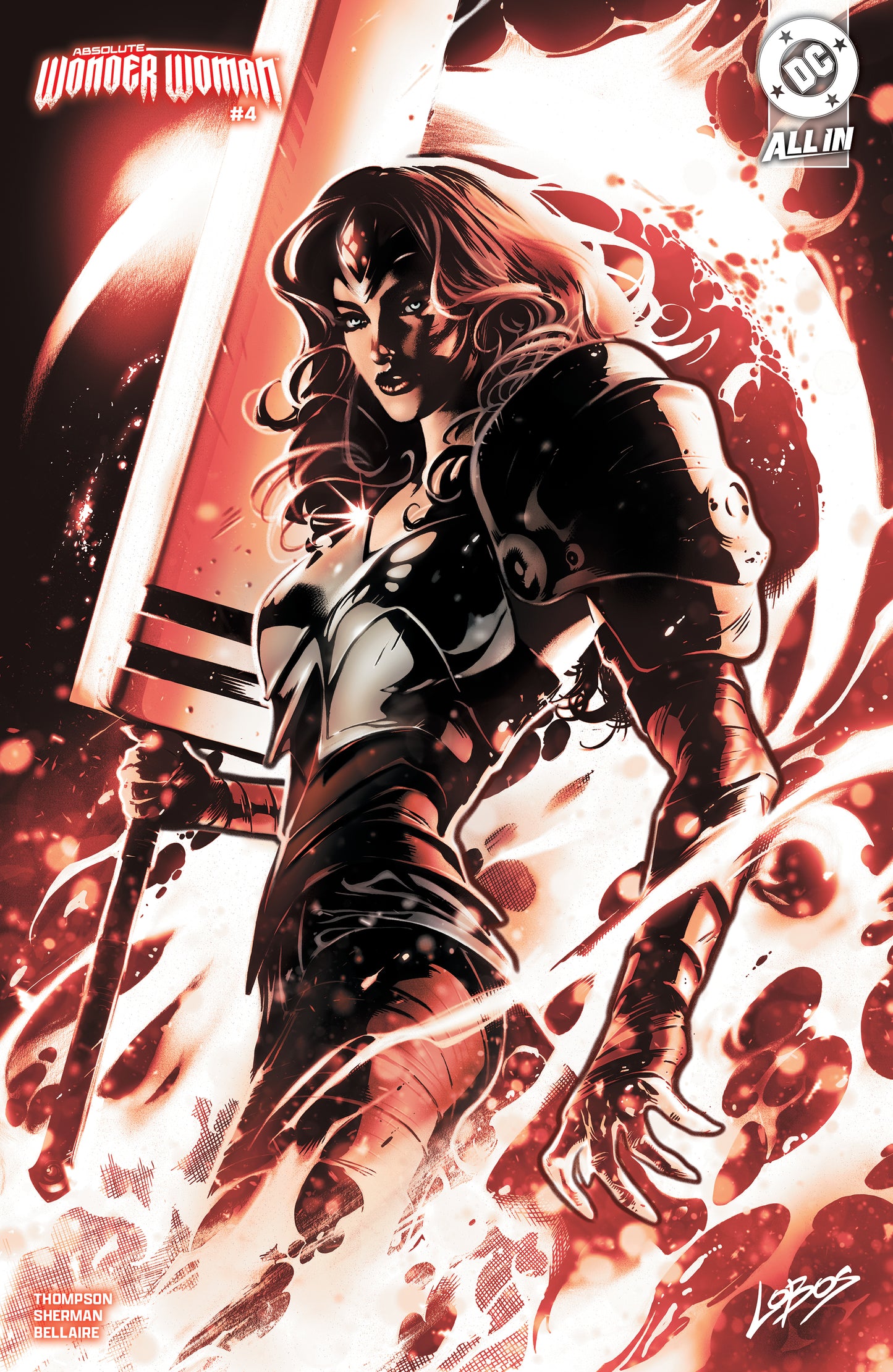 Absolute Wonder Woman #4 Cover F Pablo Villalobos Foil Variant