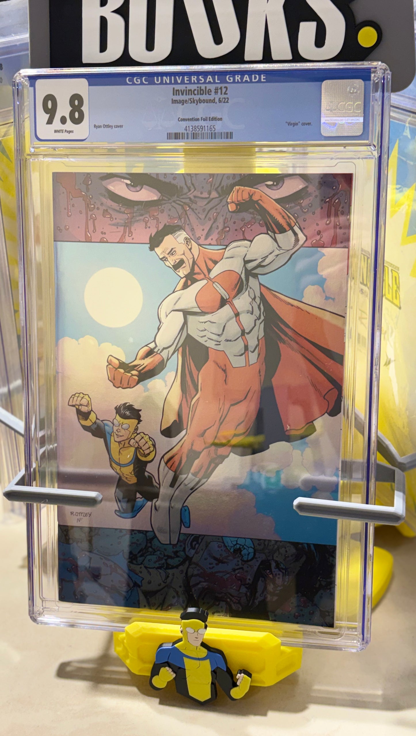 Invincible #12 Convention Foil Edition CGC 9.8 (Virgin Cover, Ryan Ottley Cover, Image Skybound)