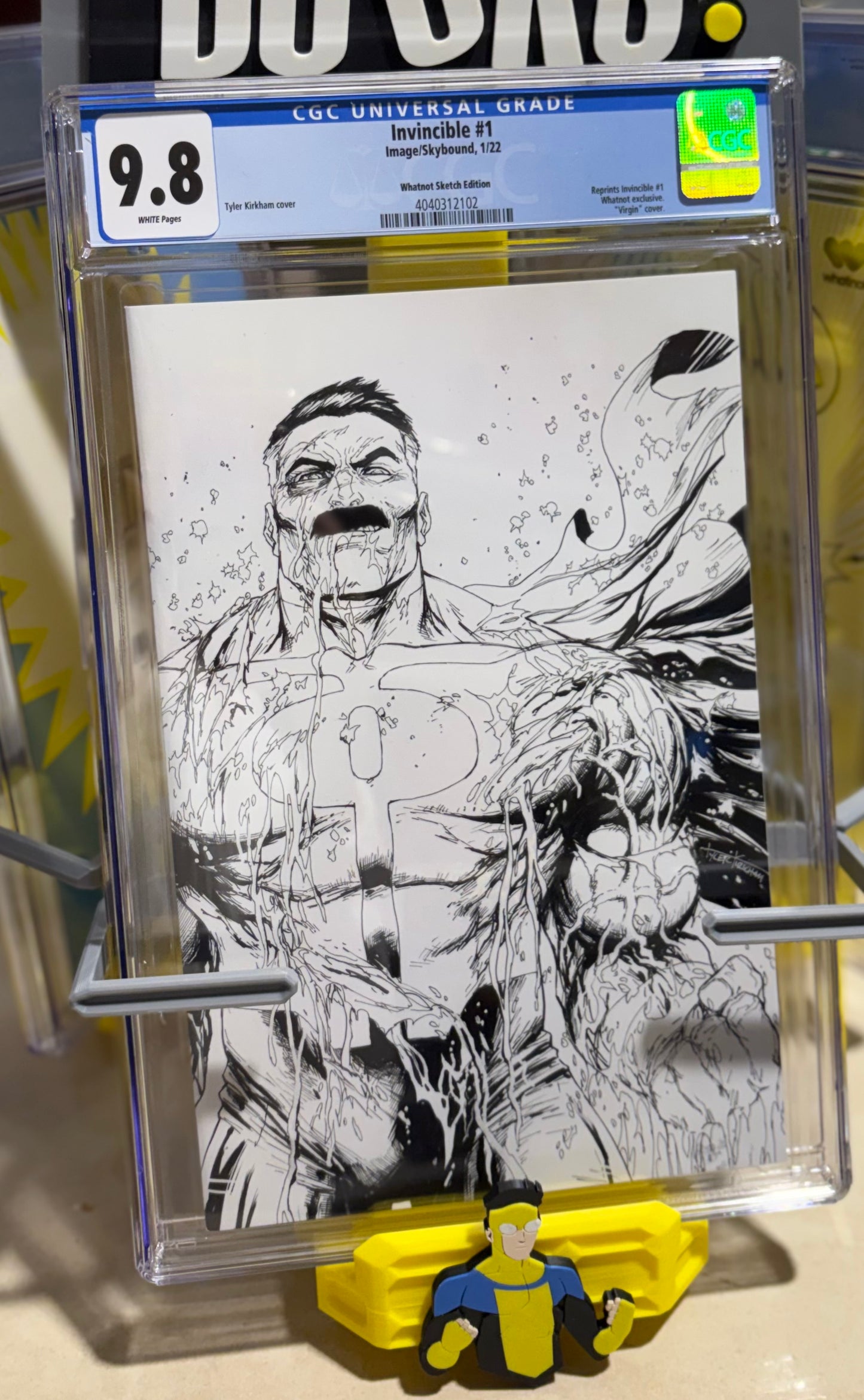 Invincible #1 Whatnot Sketch Edition CGC 9.8 (Virgin Cover, Tyler Kirkham, Image Skybound)