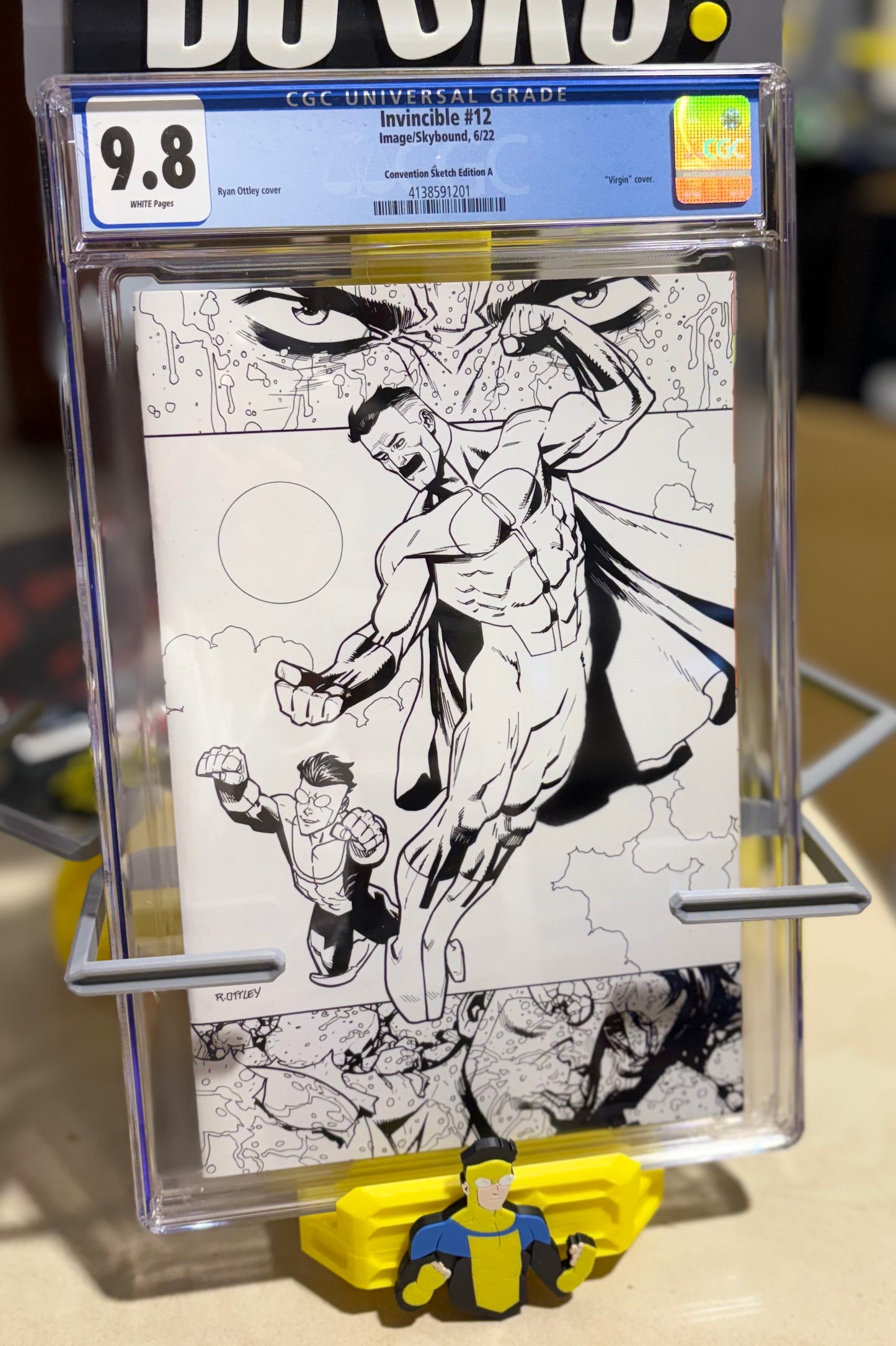 Invincible #12 Convention Sketch Edition A CGC 9.8 (Virgin Cover, Ryan Ottley Cover, Image Skybound)