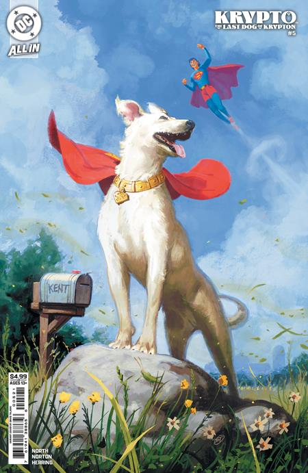 KRYPTO THE LAST DOG OF KRYPTON #5 (OF 5) CVR B DAVID TALASKI CARD STOCK VAR