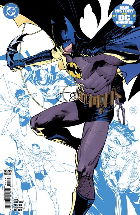 NEW HISTORY OF THE DC UNIVERSE #2 (OF 4) CVR B DAN MORA CARD STOCK VAR