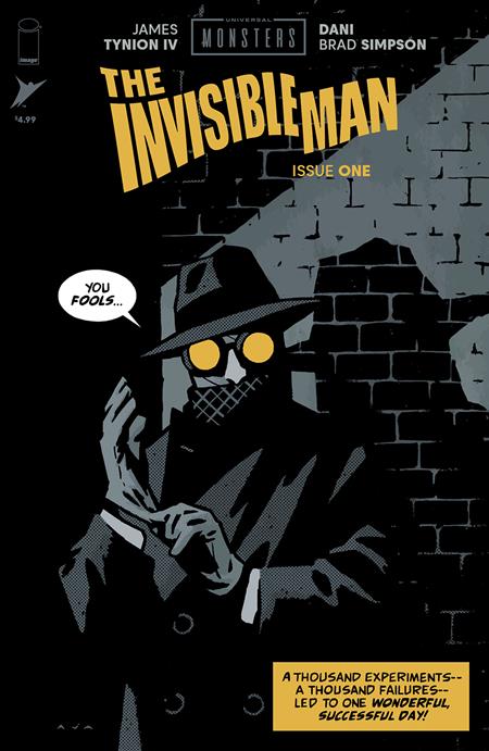 universal monsters books UNIVERSAL MONSTERS THE INVISIBLE MAN #1 (OF 4) CVR C INC 1:10 DAVID AJ – FOMO BOOKS