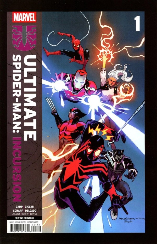ULTIMATE SPIDER-MAN: INCURSION #1 2ND PRINTING