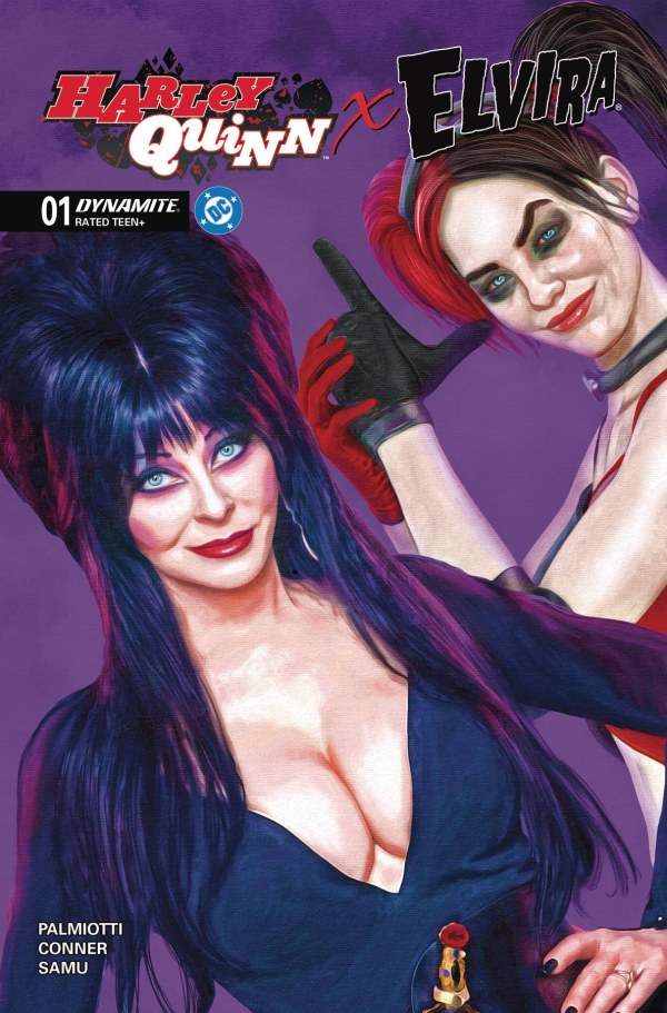 Harley Quinn X Elvira #1 Cover H Mark Spears Foil Variant