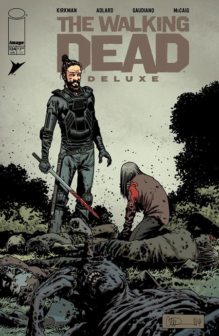 The Walking Dead Deluxe #134 Cover B Charlie Adlard Variant
