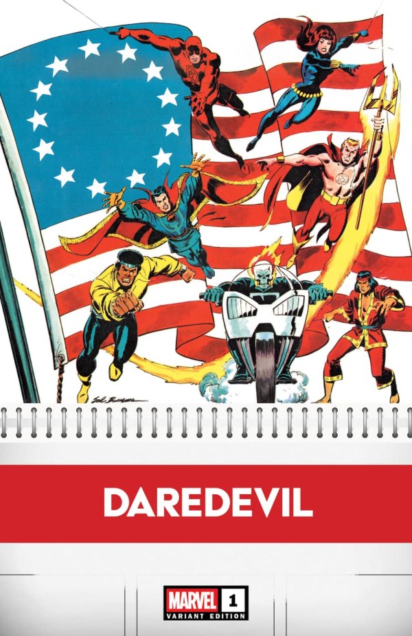 Daredevil #1 1:50 Sal Buscema Bicentennial Calendar Hidden Gem Variant