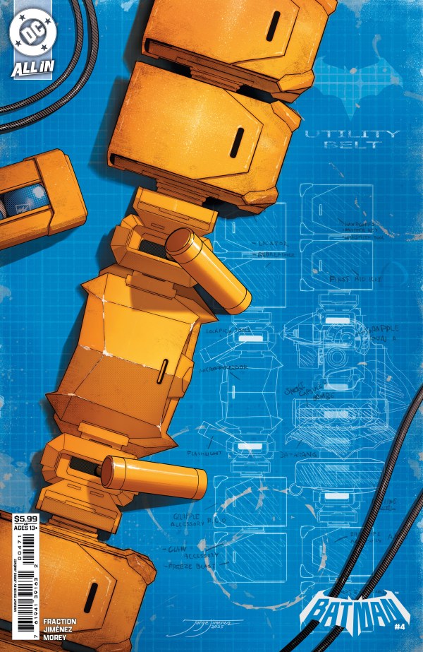 Batman #4 Cover E Jorge Jiménez Bat-Gadget Variant