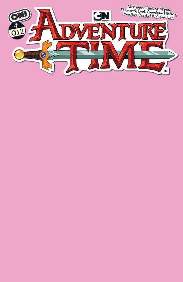 Adventure Time #12 Cover C Gumball Guardian Pink Blank Variant