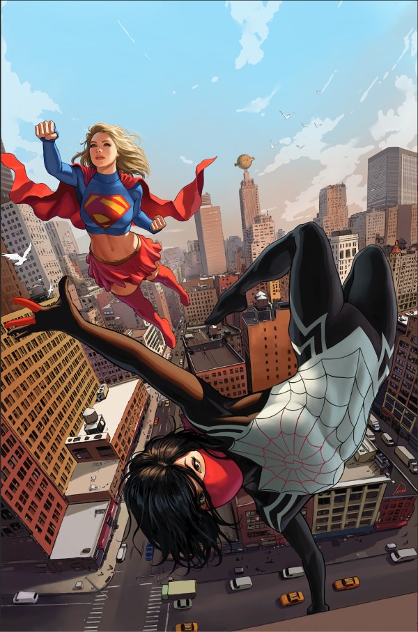 Marvel / DC: Spider-Man / Superman #1 1:100 Ivan Talavera Virgin Variant