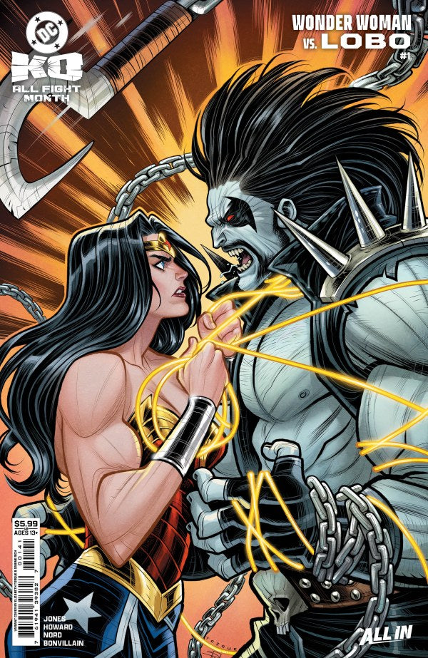 DC K.O.: Wonder Woman vs. Lobo #1 Cover D Elizabeth Torque Variant