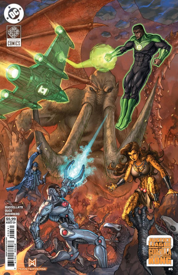 Justice League vs. Godzilla vs. Kong 2 #5 Cover B Alan Quah Connecting Varian