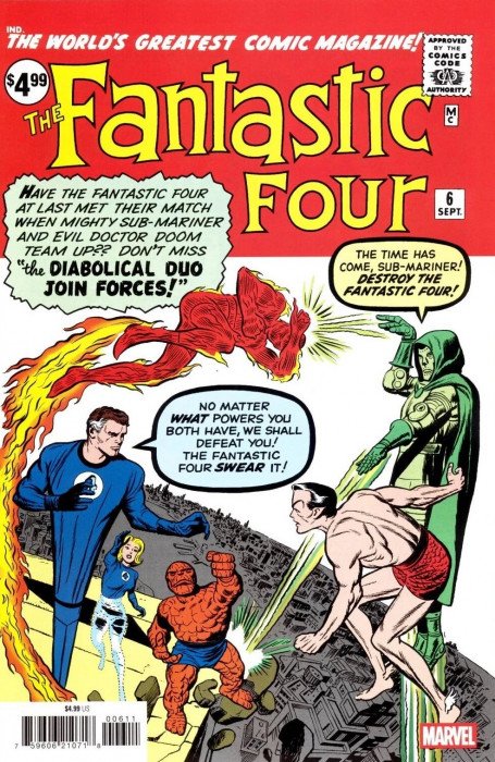 Fantastic Four #6 Facsimile Edition 2025