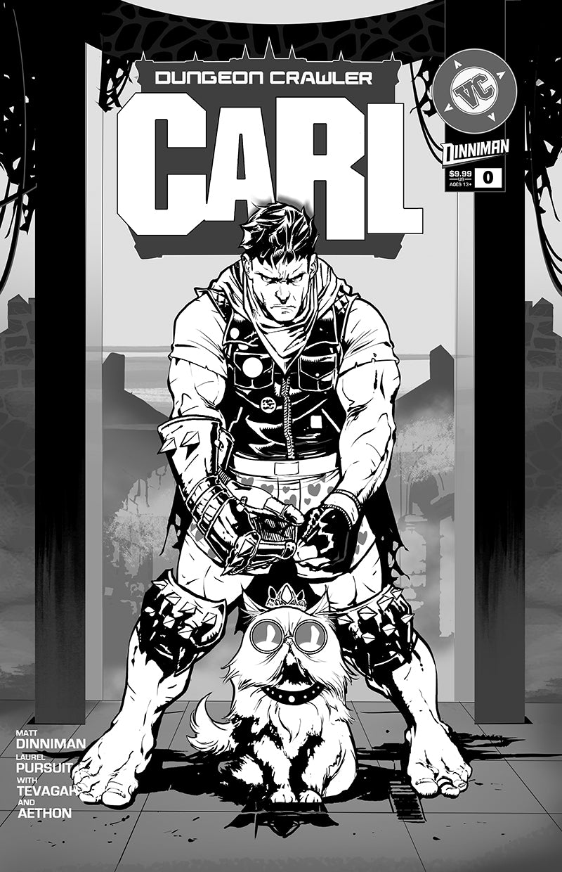 Dungeon Crawler Carl Special Edition #0 Cover B Nathan Gooden Black & White Absolute Batman 1 Homage Variant