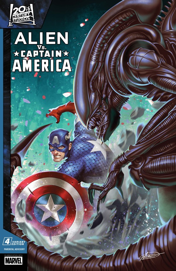 Alien vs. Captain America #4 Mateus Manhanini Variant