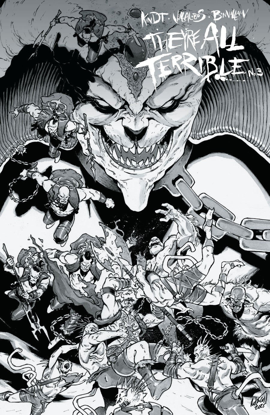 They're All Terrible #3 Cover B Robert Gill Variant