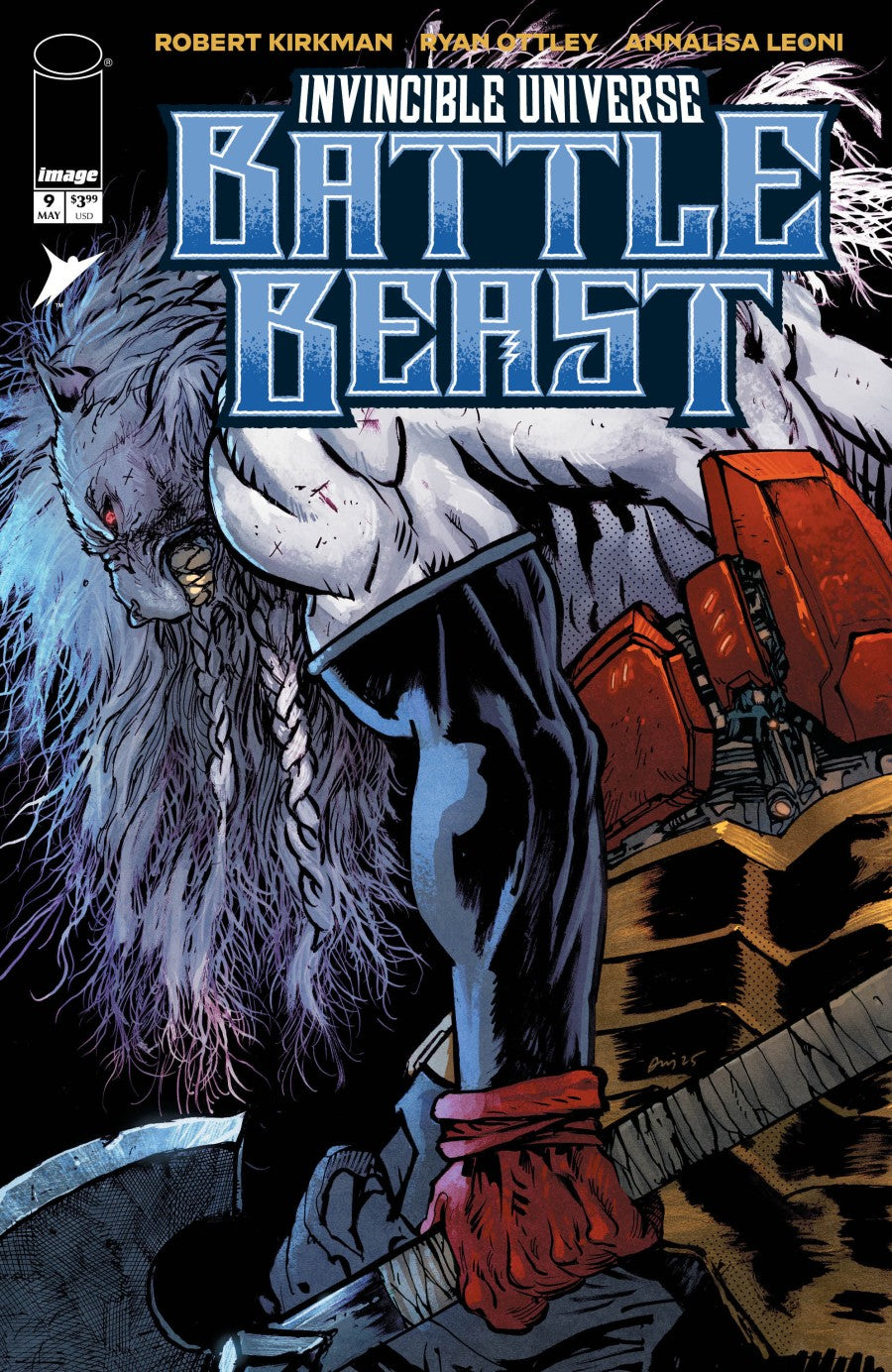 Invincible Universe: Battle Beast #9 Cover B Daniel Warren Johnson Variant