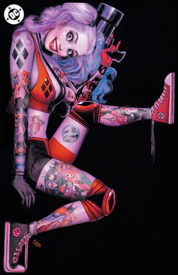 Harley Quinn #49 616 Comics Nathan Szerdy Connecting Foil Virgin Variant