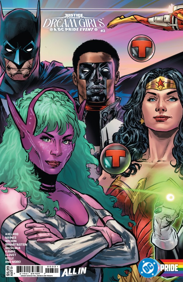 Justice League: Dream Girls – A DC Pride Event #3 Cover B Phil Jimenez Connecting Variant