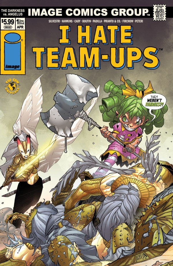 The Darkness Versus Angelus #1 Cover F Pat Boutin I Hate Fairyland Team Up Variant