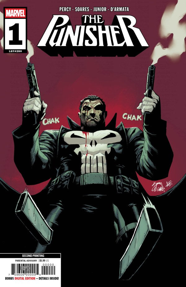 Punisher #1 2nd Printing Ryan Stegman