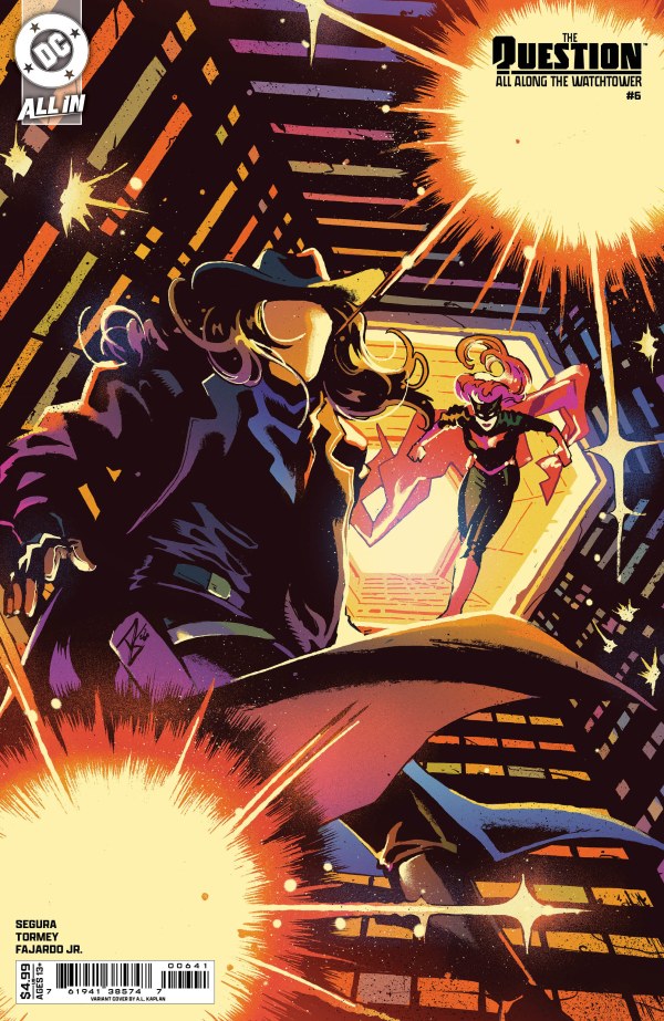 The Question: All Along the Watchtower #6 Cover D A. L. Kaplan Variant