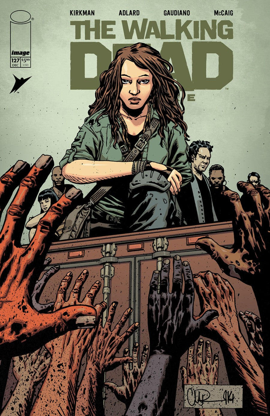 The Walking Dead Deluxe #127 Cover B Charlie Adlard Variant