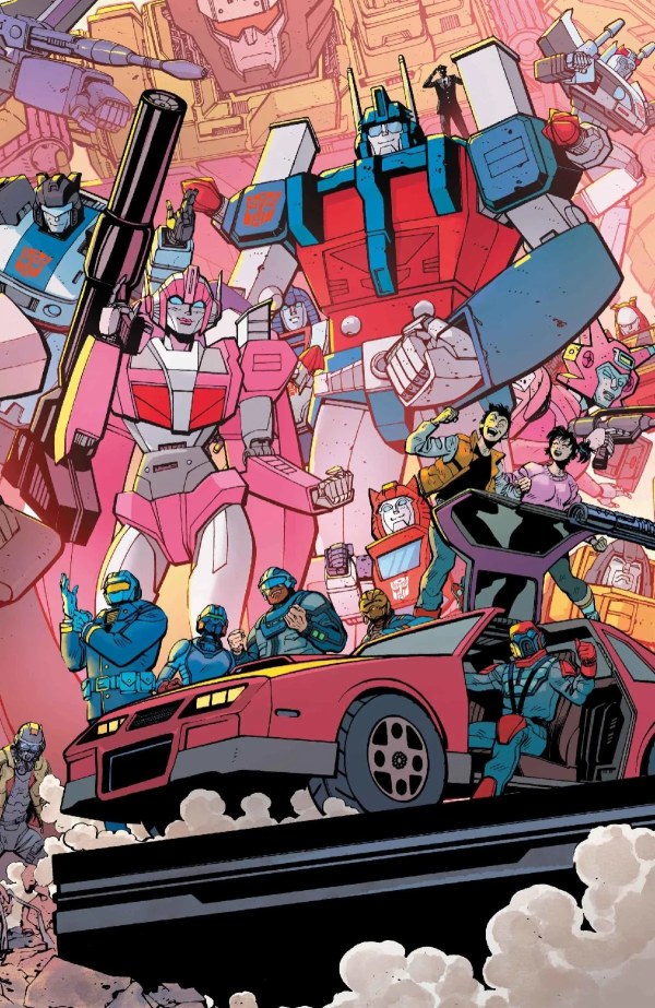 M.A.S.K. #1 Cover E Tom Reilly Energon Universe Third Anniversary Connecting Virgin Variant