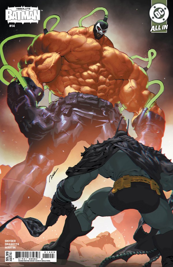 Absolute Batman #14 2nd Printing Gerald Parel