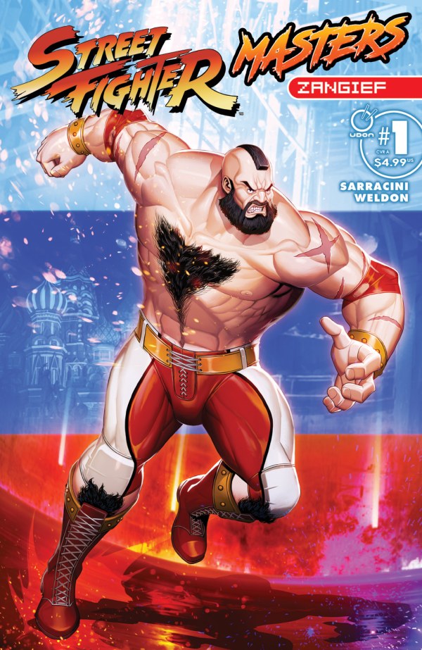 Street Fighter Masters: Zangief #1 cvr A by Gonzalo Ordoñez