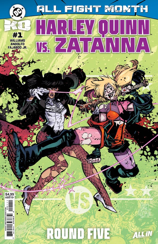 DC K.O.: Harley Quinn vs. Zatanna #1 cvr A by Jorge Corona