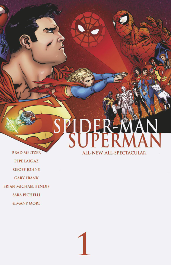 Marvel / DC: Spider-Man / Superman #1 1:25 Giuseppe Camuncoli Homage Wraparound Variant
