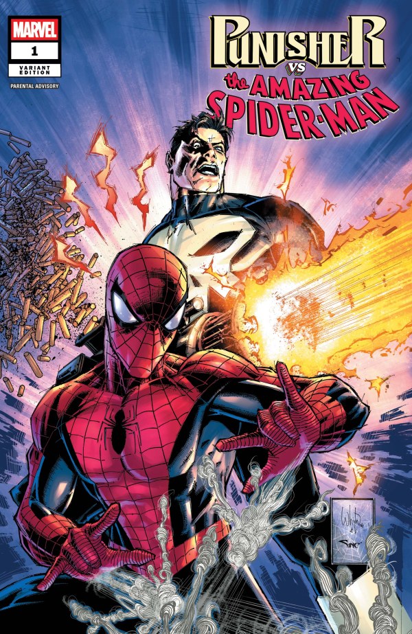 Punisher vs. Spider-Man #1 Whilce Portacio Variant – FOMO BOOKS