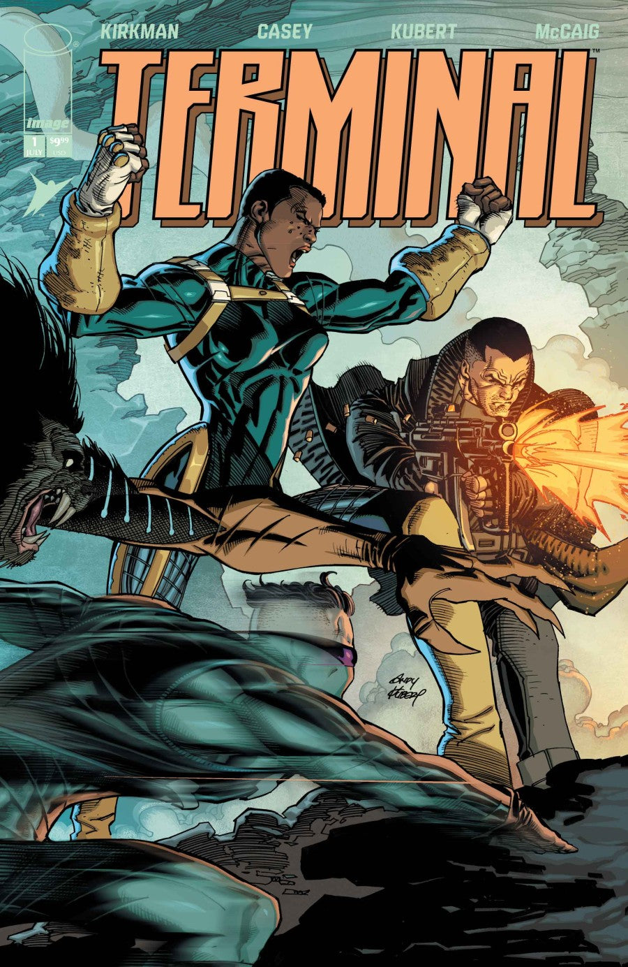 Terminal #1 Cover M Andy Kubert Chromium Connecting Variant