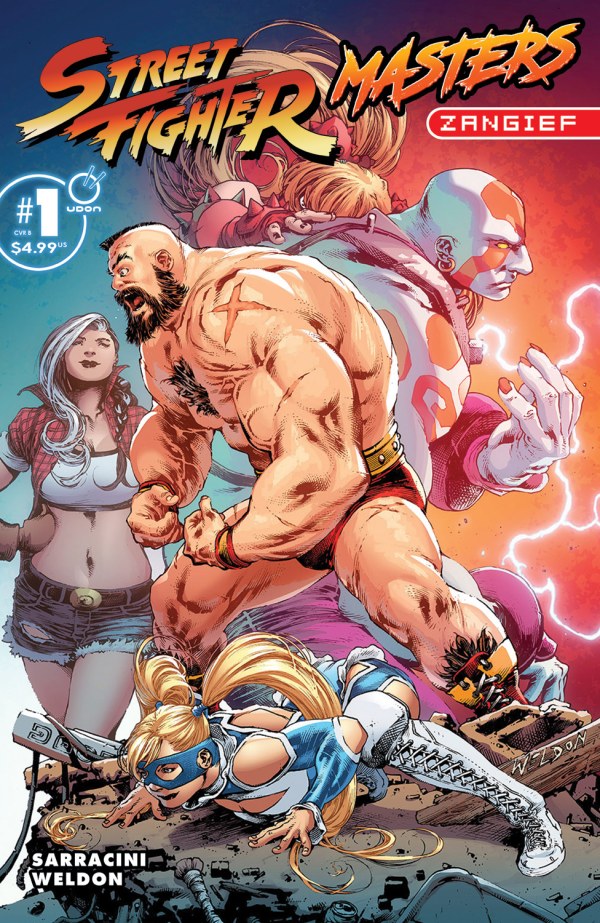 Street Fighter Masters: Zangief #1 Cover B Matthew Weldon Variant