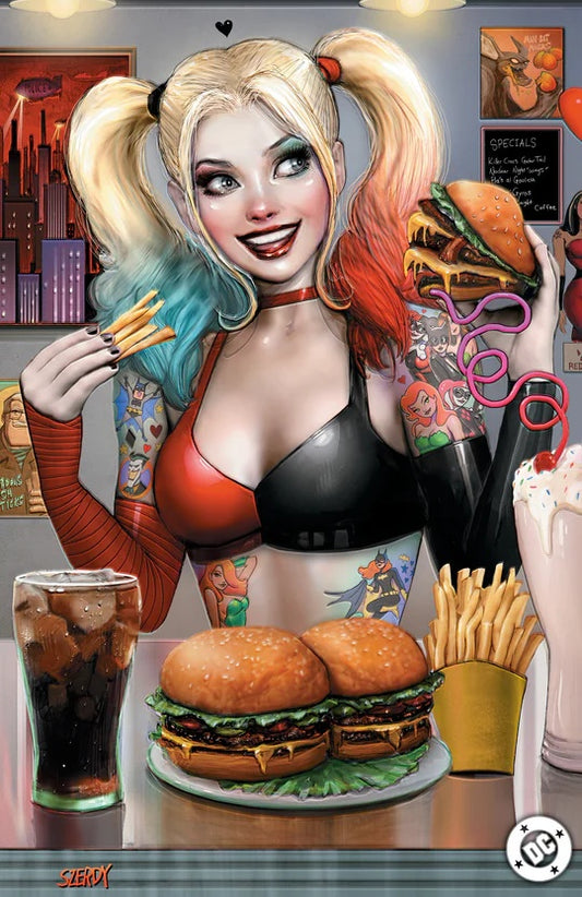 Harley Quinn #45 616 Comics / Comic Traders Nathan Szerdy Connecting Virgin Variant