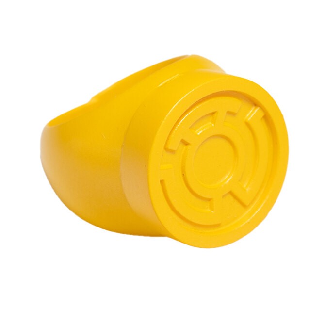 Yellow Lantern Ring – Blackest Night Green Lantern Cosplay Costume Ring (Plastic)