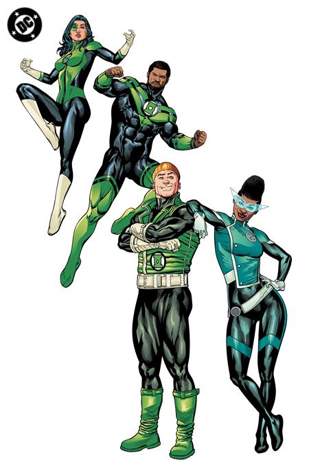 GREEN LANTERN CORPS #14 CVR E FERNANDO PASARIN CORNER BOX SPOT FOIL