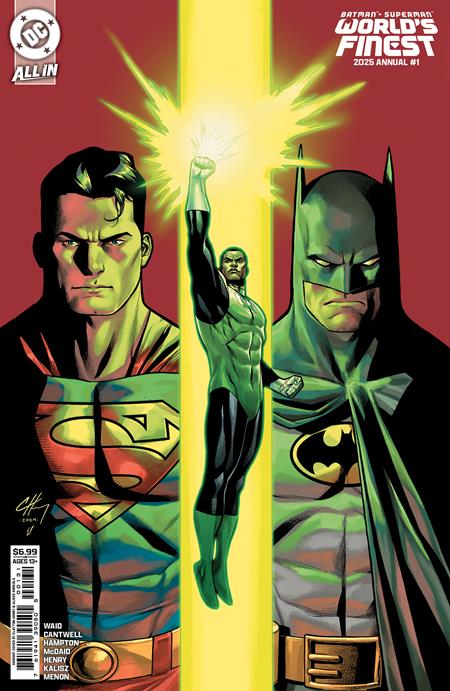 BATMAN SUPERMAN WORLDS FINEST 2025 ANNUAL #1 (ONE SHOT) CVR B CLAYTON HENRY CARD STOCK VAR (WE ARE YESTERDAY)