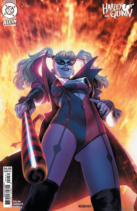 HARLEY QUINN #50 CVR C NOOBOVICH CARD STOCK VAR