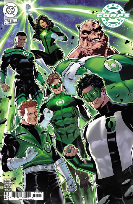 GREEN LANTERN CORPS #5 CVR C LUCAS MEYER CARD STOCK VAR